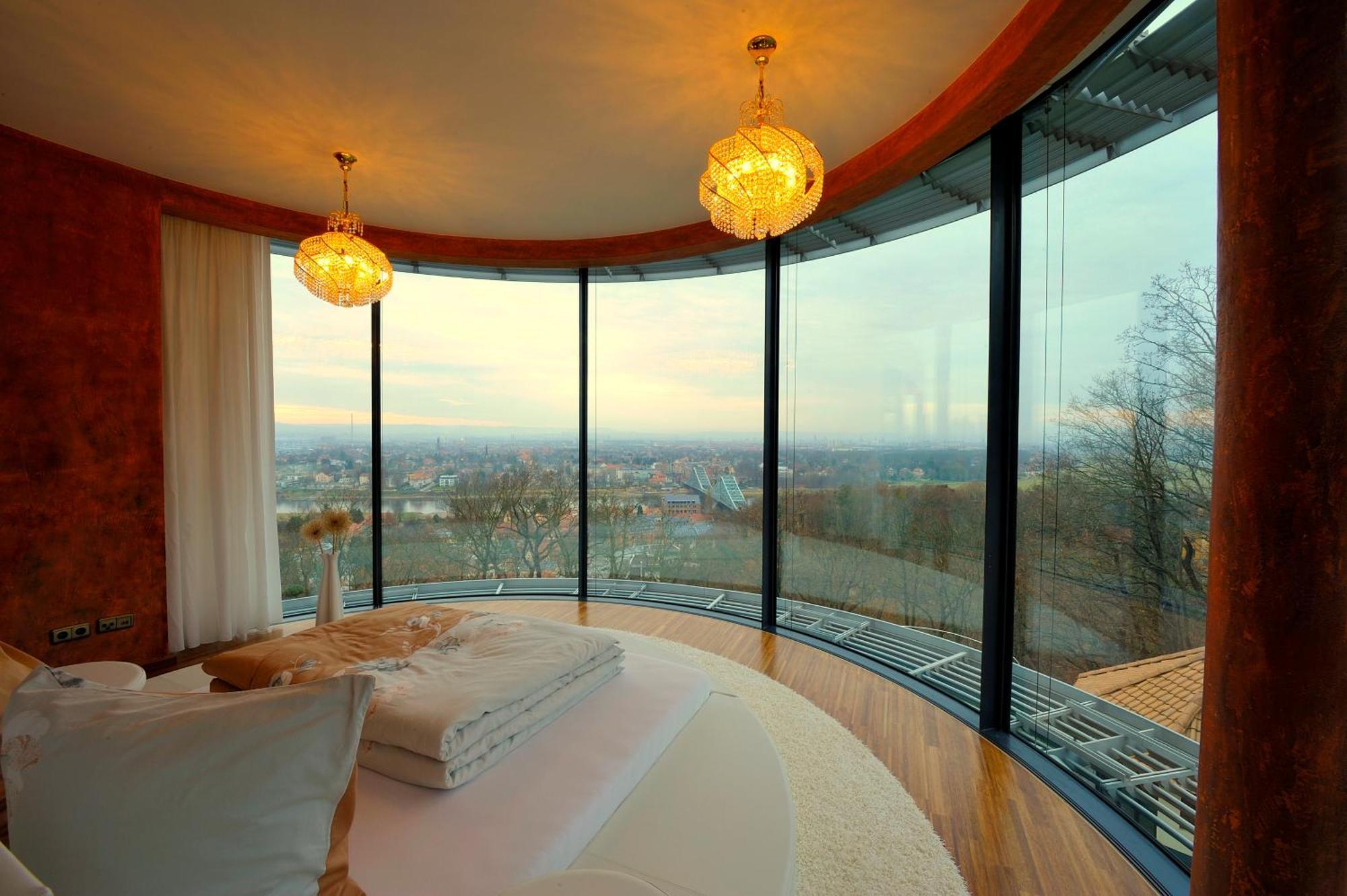 Villa Via Lapis - Panoramablick Ueber Dresden - Garten - Pool - Sauna - Luxus Kamer foto