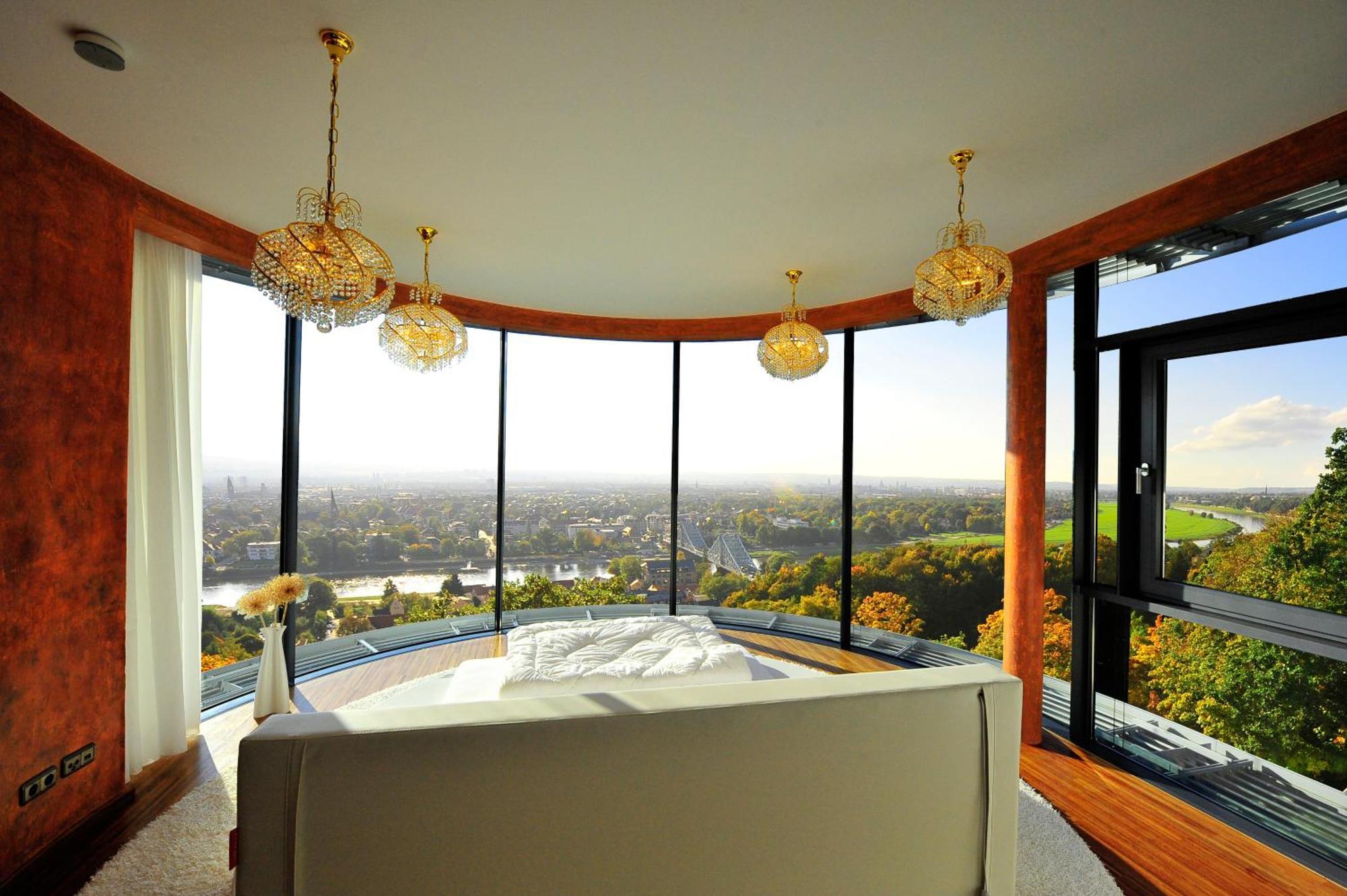 Villa Via Lapis - Panoramablick Ueber Dresden - Garten - Pool - Sauna - Luxus Kamer foto